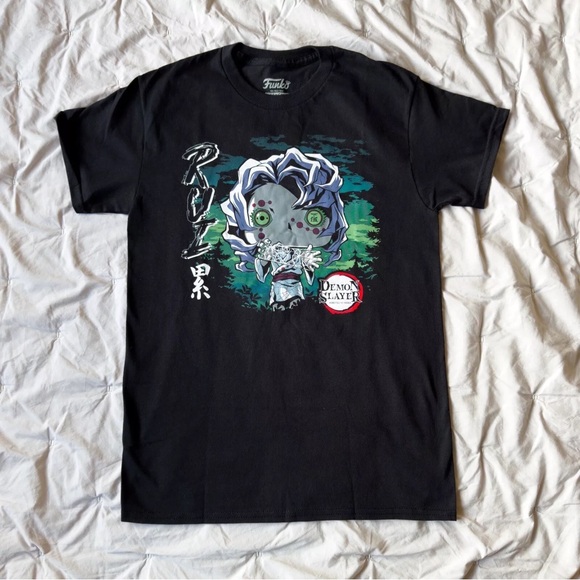 Brand New Funko Pop! Tees Demon Slayer Rui T-Shirt Small GameStop Exclusive - Picture 1 of 6